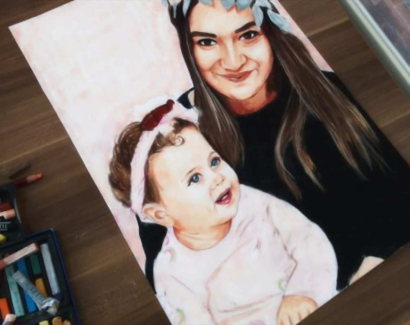 Nehir Sanat atölyesinden çalışma karesi