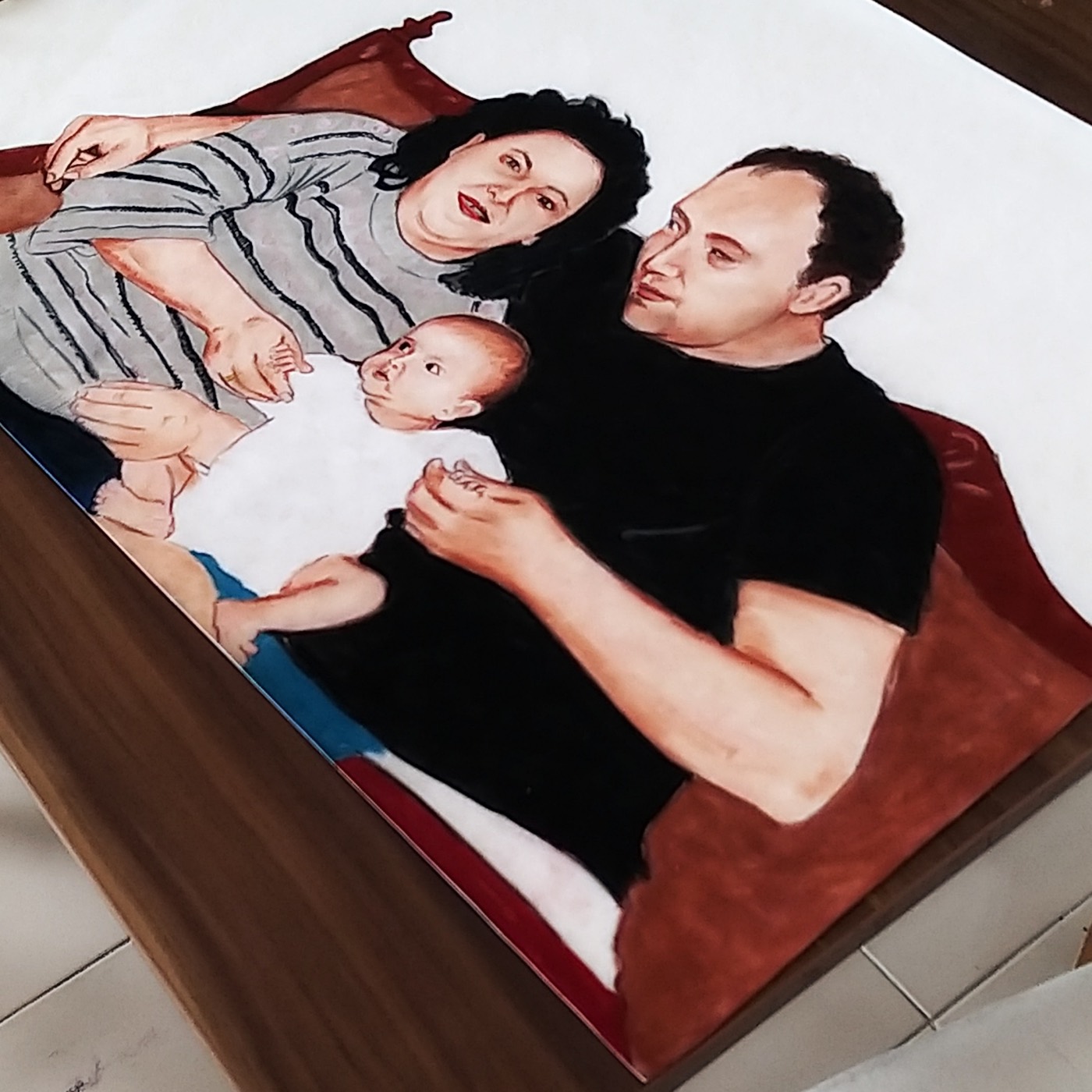 Fotoğraftan renkli resim ve tablo siparişi çalışması